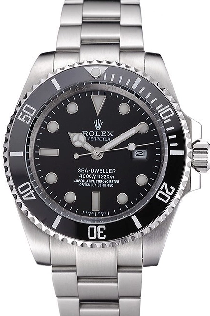Aaa replica Steel Dwellerr Sky Case Stainless And Rolex 622837 Dial Black Bracelet 0815